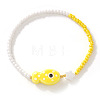 Handmade Porcelain & Resin Beads Stretch Bracelets for Women RS1476-9-1