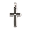 304 Stainless Steel Pendants STAS-G346-07EB-1