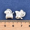 Brass European Beads KK-A292-06S-3