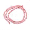 Natural Strawberry Quartz Beads Strands G-E411-09A-4mm-2