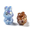 UV Plating Iridescent Acrylic Beads X-MACR-D032-10-2
