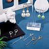 Brass Leverback Earring Findings EJEW-TAC00034-8
