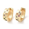 Brass Micro Pave Cubic Zirconia Hoop Earrings LS-EJEW-H152-01D-G-4