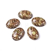 Assembled Synthetic Bronzite and Peridot Cabochons G-D0006-G01-01-1