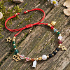 Chakra 304 Stainless Steel & Shell Charm Bracelets RE0634-1-2