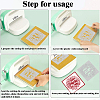 Carbon Steel Cutting Dies Stencils DIY-WH0263-0266-4