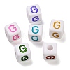 Opaque Acrylic Beads OACR-I022-01G-1