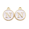 Golden Plated Alloy Charms ENAM-S118-01N-1