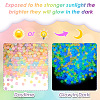  1494Pcs 9 Colors Luminous Transparent Glass Seed Beads GLAA-TA0001-61-3