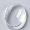 Transparent Glass Cabochons GLAA-XCP0011-26-3
