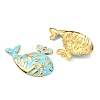 Ocean 304 Stainless Steel Enamel Pendants STAS-T076-08F-03G-2