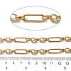 Ion Plating(IP) 304 Stainless Steel Rectangle Link Chains CHS-Q006-10G-2