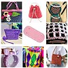 2Pcs 2 Colors PU Leather Knitting Crochet Bags Nail Bottom Shaper Pad DIY-SZ0001-84B-5