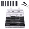650Pcs PE Plastic Insulating Heat Shrink Tubing FIND-WH0816-218-1