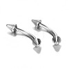 304 Stainless Steel Eyebrow Rings WG689B5-17-1