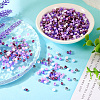 100G Opaque & Transparent Inside Colours 6/0 Glass Seed Beads SEED-TA0001-12C-4