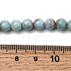 Natural Larimar Beads Strands G-B156-A01-6mm-5