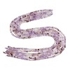 Natural Purple Phantom Quartz Purple Lodolite Quartz Beads Strands G-B175-A22-3x4mm-3