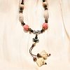 Ethnic Style Alloy & Porcelain Ceramic Beads Pendant Tassel Y Necklaces LS-NJEW-D308-03A-4