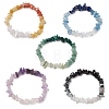 5Pcs Natural Mixed Gemstone Chips Beaded Stretch Bracelet Sets for Women BJEW-TA00557-2
