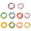  10 Strands 10 Style Faceted Glass Beads Strands GLAA-TA0001-47-11
