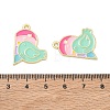 Alloy Enamel Pendants AL-CBA292F-01L-G-3