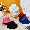 6Pcs 6 Colors EVA Fabric Hat Base DIY-BC0014-06-5