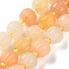 Natural Golden Silk Jade Beads Strands G-B135-B01-01-2