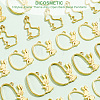 30Pcs 3 Styles  Easter Theme Alloy Open Back Bezel Pendants FIND-DC0001-90-4