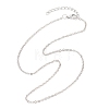 Brass Cable Chain Necklaces NJEW-JN04511-03-1