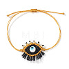 Bohemian Handmade Evil Eye with Tassels Charm Bracelets DD3268-2-1