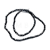 Transparent Electroplate Glass Beads Strands LS-EGLA-A039-T3mm-UA13-2