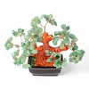 Natural Green Aventurine Chips Money Tree Bonsai Display Decorations DJEW-B007-08A-3