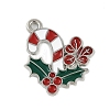 Christmas Theme Alloy Enamel Pendants ENAM-Z020-02D-1