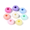 Opaque Plastic European Beads KY-N025-16-1