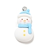 Christmas Opaque Resin Pendants LS-RESI-G043-A02-2