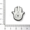 Evil Eye Theme Silicone Beads SL-CBACE28-03A-3
