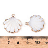 Electroplate Freshwater Shell Pendants SHEL-S274-33A-3