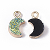 Druzy Resin Pendants RESI-S383-007-2