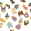 26Pcs 26 Styles Alloy Enamel Pendants ENAM-YW0002-94-2