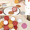 CRASPIRE 50Pcs Adhesive Wax Seal Stickers DIY-CP0010-53B-5