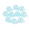 Electroplate Round Glass Beads Strands EGLA-T029-07G-1