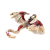 Alloy Rhinestone Big Pendants X-FIND-I060-01AG-01-2