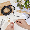 5M Round Braided PU Leather Cords WL-CL0001-33A-3