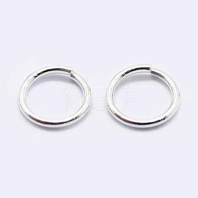 925 Sterling Silver Open Jump Rings STER-F036-02S-0.7x7mm-1