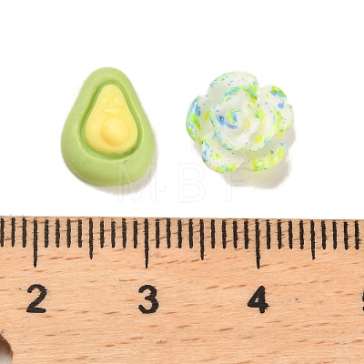 Luminous Resin Decoden Cabochons RESI-K036-05G-1