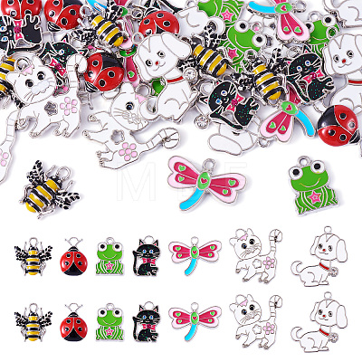 Craftdady Alloy Enamel Pendants ENAM-CD0001-01-1