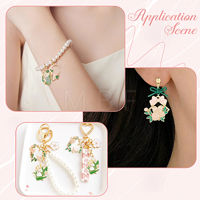 20Pcs 10 Styles Alloy Enamel Pendants FIND-SC0012-31-1