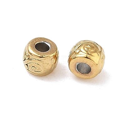 304 Stainless Steel Beads STAS-D204-41G-1