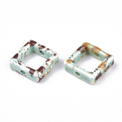 Handmade Porcelain Bead Frames PORC-S499-11-1